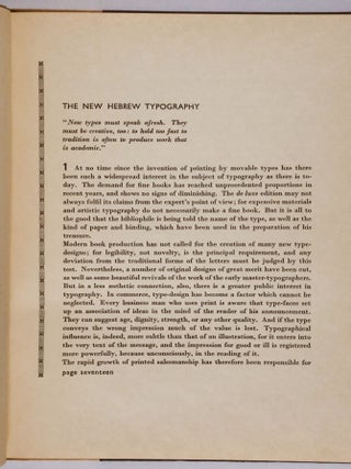 The New Hebrew Typography