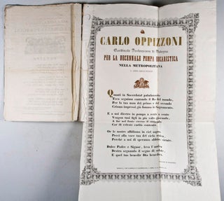 Collection of 41 early 19th-century Italian religious broadsides