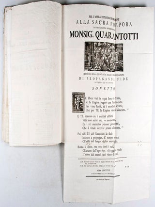 Collection of 41 early 19th-century Italian religious broadsides