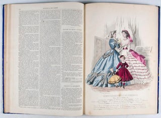Le Moniteur des Dames et des Demoiselles 1864-1865 (November 1864-October 1865) [WITH 13 HAND-COLORED PLATES]