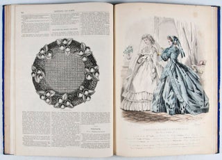 Le Moniteur des Dames et des Demoiselles 1864-1865 (November 1864-October 1865) [WITH 13 HAND-COLORED PLATES]