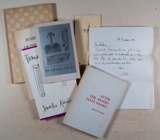 Group of 12 Jascha Kessler Publications of Poetry, Short Fiction, and one Essay [9 OF THEM DEDICATED AND SIGNED BY AUTHOR]