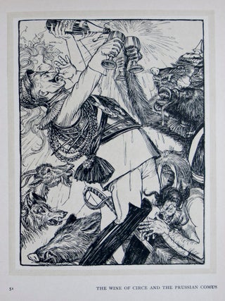 The Kaiser's Garland. Cartoons
