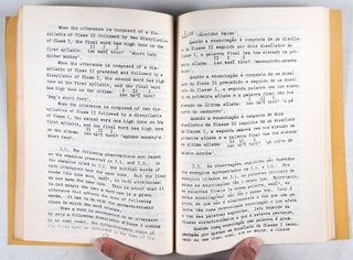 Série Lingüistica Especial, No. 1 - 1959