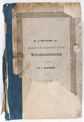 Maleisch-Nederduitsch Woordenboek (1863) + Supplement op het Maleisch-Nederduitsch Woordenboek (1869). 2 volumes bound in one (Complete)
