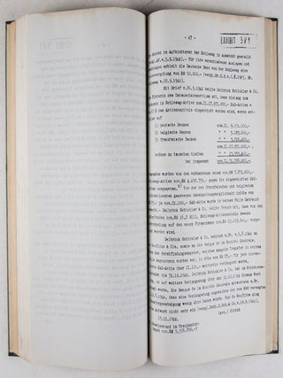 Annex to the Report on the Investigation of the Deutsche Bank, March 1947, Copy 46 D