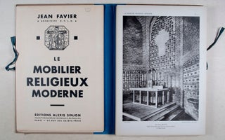 Item #37304 Le Mobilier Religieux Moderne. Jean Favier