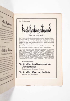 Oranienburg: Erster authentischer Bericht eines aus dem Konzentrationslager Geflüchteten (Oranienburg: The first authentic report from someone who escaped the concentration camp)