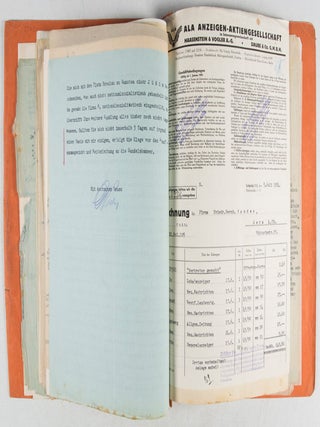 Niedenzu vs. Sander. Correspondence (Aryanization of Jewish Company in Gera)