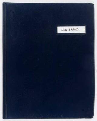 Dialog-Buch für Fernseh-Film: "Die Geschichte von Joel Brand" von Heinar Kipphardt. Nr. 7256 (The Story of Joel Brand) [WITH 3 ORIGINAL PHOTOGRAPHS OF MOVIE SCENES]