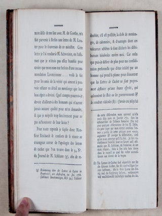 Sur Moses Mendelssohn, Sur la Réforme Politique des Juifs: Et en particulier sur la Révolution Tentée en Leur Faveur en 1753 dans la Grande Bretagne (On Moses Mendelssohn, the political reform of the Jews: and in particular the revolution attempted on their behalf in 1753 in Great Britain)