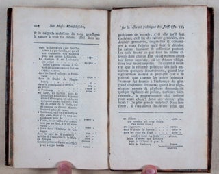 Sur Moses Mendelssohn, Sur la Réforme Politique des Juifs: Et en particulier sur la Révolution Tentée en Leur Faveur en 1753 dans la Grande Bretagne (On Moses Mendelssohn, the political reform of the Jews: and in particular the revolution attempted on their behalf in 1753 in Great Britain)