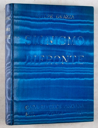 Sionismo Bifronte [INSCRIBED AND SIGNED BY THE Jewish AUTHOR]
