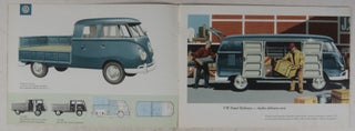 Die VW-Transporter / Ein VW-Achtsitzer zum Selbstbasteln / Getting Ahead with Volkswagen Trucks - Collection of 3 promotional VW booklets
