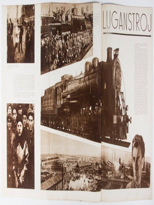 USSR im Bau (USSR in Construction) Das Sechzehnte Jahr der Revolution, Nr. 7. Juli. 1933. Dem Makejew-Werk und Luganstroy Gewidmet