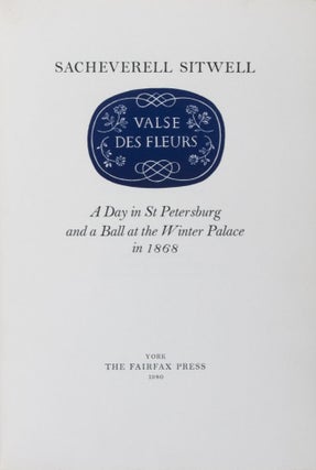 Item #39143 Valse des Fleurs: A Day in St Petersburg and a Ball at the Winter Palace in 1868...