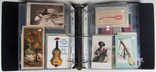 182 Postcards Depicting Musical Instruments, Performances & Music Halls
