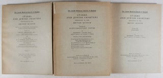 Starrs and Jewish Charters Preserved in the Jewish Museum. 3 Vol- set (Complete)