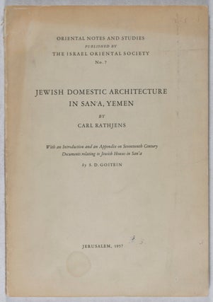 Jewish Domestic Architecture in San'a, Yemen