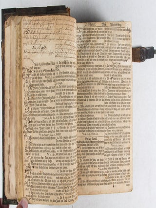 Biblia, Das ist: Die Heilige Schrift Altes und Neues Testaments, Nach der Deutschen Uebersetzung D. Martin Luthers, mit jedes Capitels kurtzen Summarien, auch beygefügten vielen und richtigen Parallelen; Nebst einem Anhang des dritten und vierten Buchs Esra und des dritten Buchs der Maccabäer