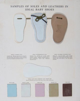 Item #39567 A Synopsis of Recent Research in the Science of Making and Fitting Baby Shoes....