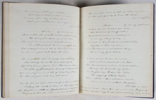 Original 19th-Century Manuscript Book of Poems