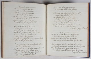 Original 19th-Century Manuscript Book of Poems