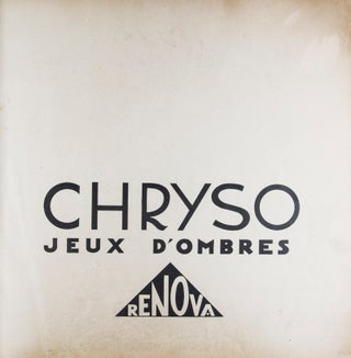 Chryso: Jeux d'Ombres - Wallpaper Special Line [ORIGINAL COLOR-SCREEN PRINTING WITH OVER-PRINTING]