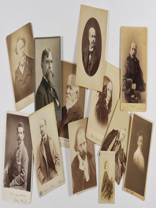 Item #39900 Unique collection of 21 Original Cabinet Portraits, CDVs and Original Photographs of...