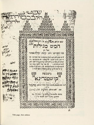 Item #39963 The Ladino Five Scrolls [Abraham Asa's Versions of the Hebrew and Aramaic Texts]....
