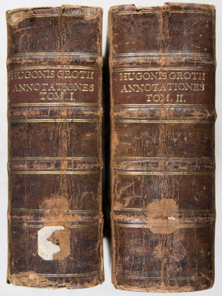 Annotationes in Novum Testamentum : Tomus I. Quatuor Evangelia et explicationem decalogi continens.; Tomi II. Pars I. Acta Apostolorum, et Paulli Epistolas ad Romanos, Corinthios, Galatas, Ephesios, Philippenses, et Colossenses complectens; Tomi II. Pars II. Epistolas Paulli ad Thessalonicenses, Timotheum, Titum, Philemonem, Hebraeos, Porro Epistolas Iacobi, Petri, Ioannis, Iudae, et Ioannis Apocalypsin complectens. 3 vols. bound in 2 (Complete)