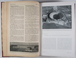 Bauwelt: Zeitschrift für das gesamte Bauwesen, 1936. Gebundene Ausgabe. Bound volume containing all the 53 issues published in 1936 including the issues devoted to the 1936 Olympic Games