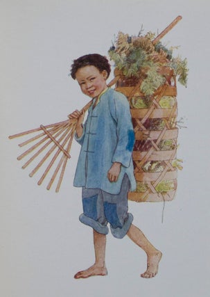 Item #40198 Children of China: Post-Card Painting Book. Elsie Anna Wood