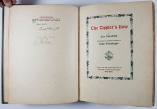 The Tippler's Vow [Two Unique Copies] Author's copy extra illustrated with 22 original artworks [WITH] 2nd copy with original artwork by Jean Paleologue painted on all four boards of full morocco binding