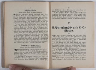 K. - C. Liederbuch Festkommers Darmstadt, 19. Okt. 1912