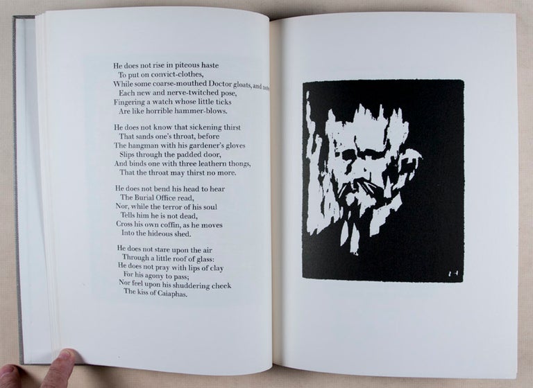 Item #40563 The Ballad of Reading Gaol mit zwölf Holzschnitten von Erich Heckel. Oscar Wilde.