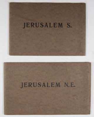 Item #40583 Jerusalem N. E., Jerusalem S., and Jerusalem (x2) [FOUR FOLD-OUT PANORAMIC VIEWS OF...