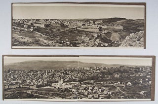 Jerusalem N. E., Jerusalem S., and Jerusalem (x2) [FOUR FOLD-OUT PANORAMIC VIEWS OF JERUSALEM IN PHOTOGRAVURE]