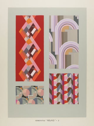 Relais 1930 Quinze planches donnant quarante-deux motifs d&eacute;coratifs [COMPLETE, W/ 15 POCHOIR PLATES]