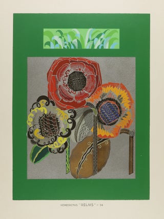 Relais 1930 Quinze planches donnant quarante-deux motifs d&eacute;coratifs [COMPLETE, W/ 15 POCHOIR PLATES]