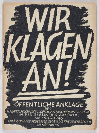 Wir Klagen An! n/a.