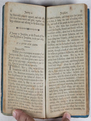 A Journey to Jerusalem, Containing the Travels of Fourteen Englishmen in 1667, to the Holy Land, and Other Memorable Places Noted in Scripture. To Which is Prefixed, Memorable Remarks Upon the Ancient and Modern State of the Jewish Nation