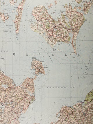 Item #40879 Übersichtskarte von Mitteleuropa 1:300,000 (Overview Map of Middle Europe). n/a