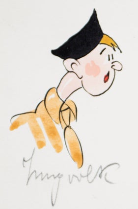 Original Third Reich-era artwork caricaturing various Nazi organizations