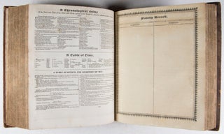 The Holy Bible, containing the Old and New Testaments: Together with The Apocrypha: Translated out of the original tongues, and with the former translations diligently compared and revised with Canne's marginal notes and references. To which are added an Index: an Alphabetical Table, of all the names in the Old and New Testaments, with their significations: Tables of Scripture Weights, Measures, and Coins, &c.