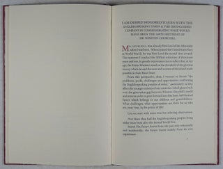 Churchill Lecture: An Address by Gerald R. Ford at the English-Speaking Union, London, England, November 30, 1983 [SIGNED]