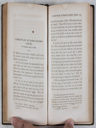 Biographical Notices of Some of the Most Distinguished Jewish Rabbies, and Translations of Portions of Their Commentaries, and Other Works, with Illustrative Introductions and Notes