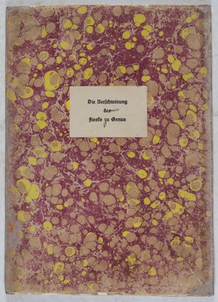 Item #41477 Die Verschwörung des Fiesko zu Genua. Rabbi Joseph ben Josua ben Meier ha-Kohen,...