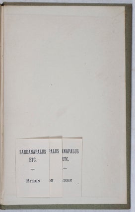 Sardanapalus, A Tragedy / The Two Foscari, An Historical Tragedy / Cain, A Mystery