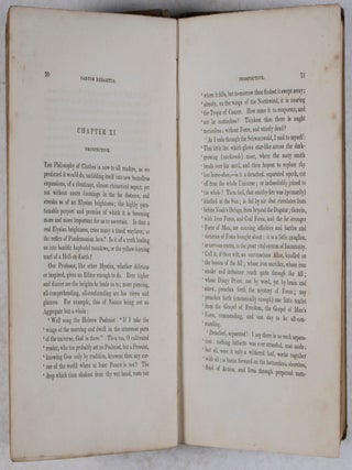 Sartor Resartus; The Life and Opinions of Herr Teufelsdröckh